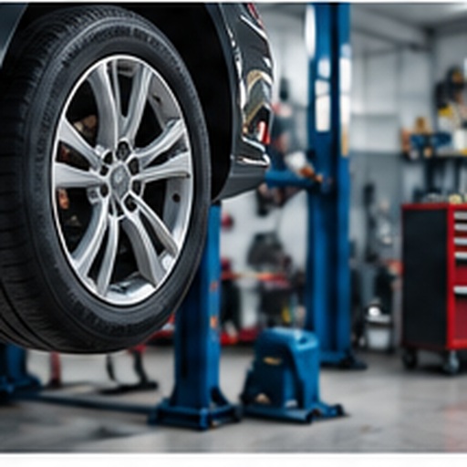 Illustration Garage et service automobile